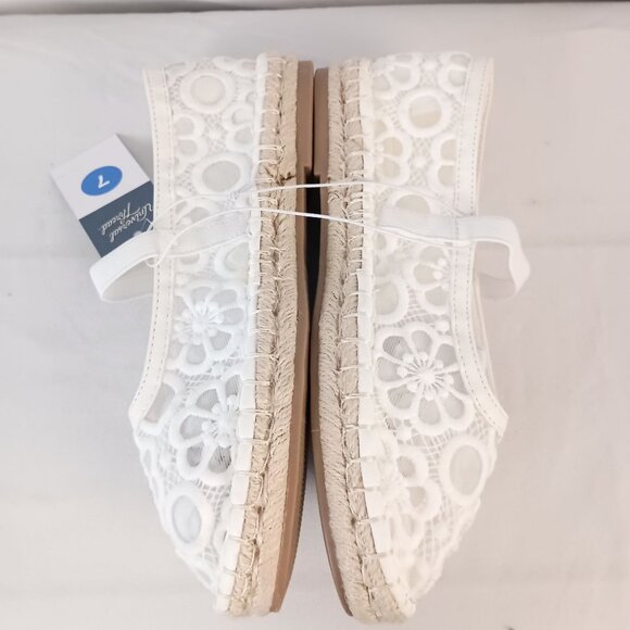 Universal Thread Celia Lace Mary Jane Espadrille Flats 7 NWT - Picture 9 of 11